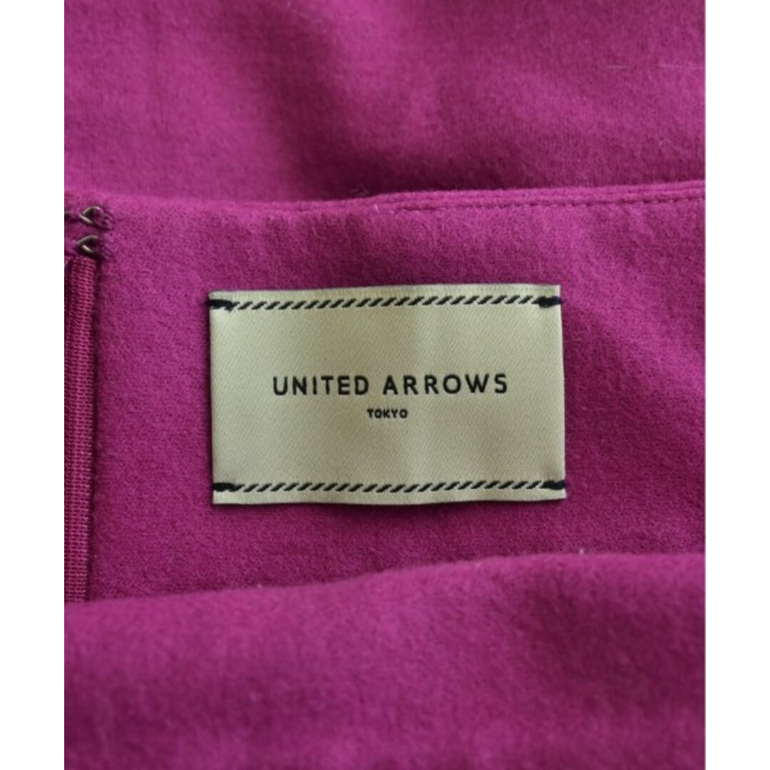 UNITED ARROWS(ユナイテッドアローズ)のUNITED ARROWS ひざ丈スカート 36(S位) ピンク 【古着】【中古】 レディースのスカート(ひざ丈スカート)の商品写真