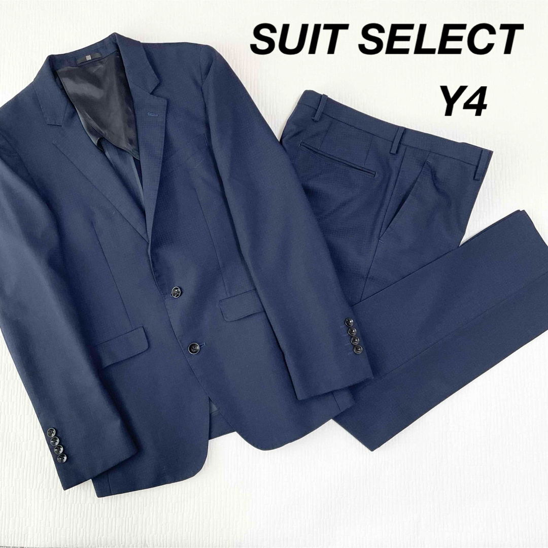 SELECT(セレクト)のスーツセレクト　スーツ　リクルートスーツ　セットアップ　千鳥格子　Y4 メンズのスーツ(セットアップ)の商品写真