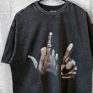 FUCK YOU　ファックユー　半袖　Tシャツ　ハンドサイン　RIZIN　平本蓮(Tシャツ/カットソー(半袖/袖なし))