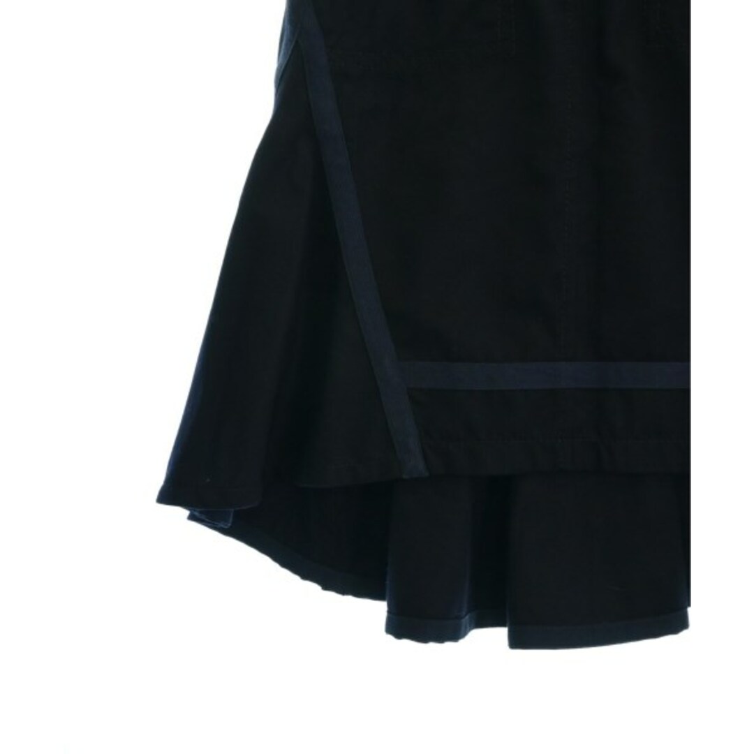 sacai(サカイ)のsacai サカイ ひざ丈スカート 2(M位) 紺 【古着】【中古】 レディースのスカート(ひざ丈スカート)の商品写真