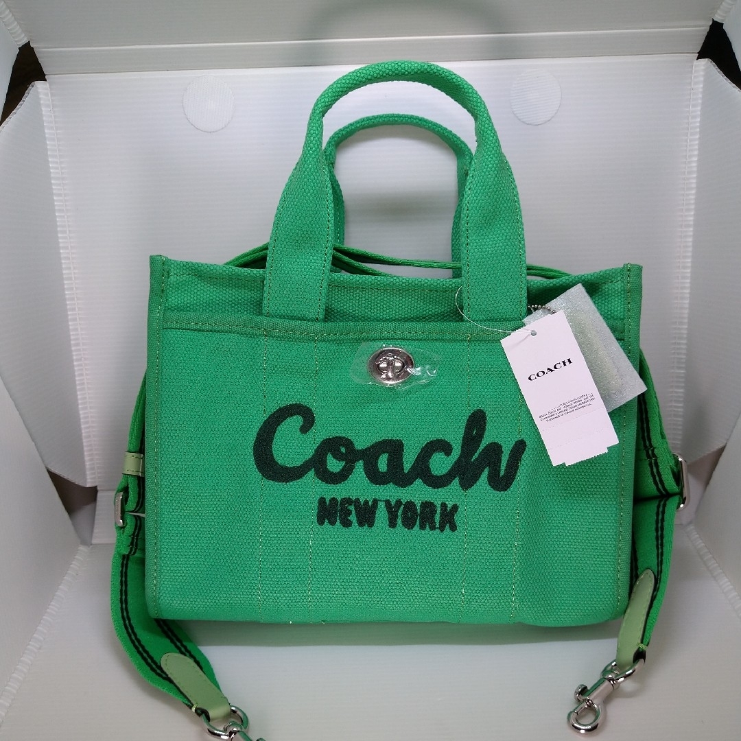 COACH(コーチ)のコーチ レディース用 カーゴ トート  グリーン レディースのバッグ(ハンドバッグ)の商品写真