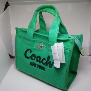 コーチ(COACH)のコーチ レディース用 カーゴ トート  グリーン(ハンドバッグ)