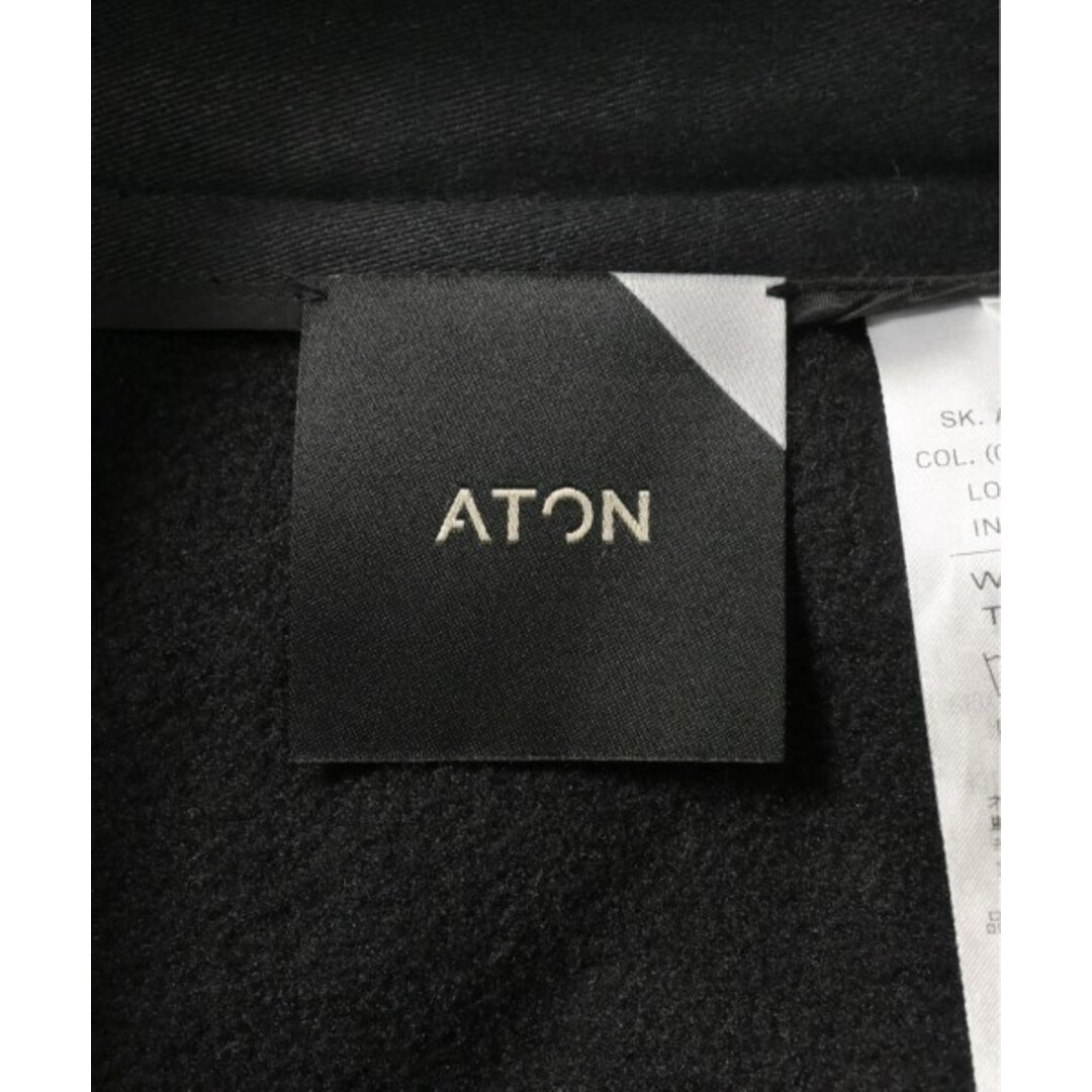 ATON(エイトン)のATON エイトン ロング・マキシ丈スカート 01(S位) 黒 【古着】【中古】 レディースのスカート(ロングスカート)の商品写真