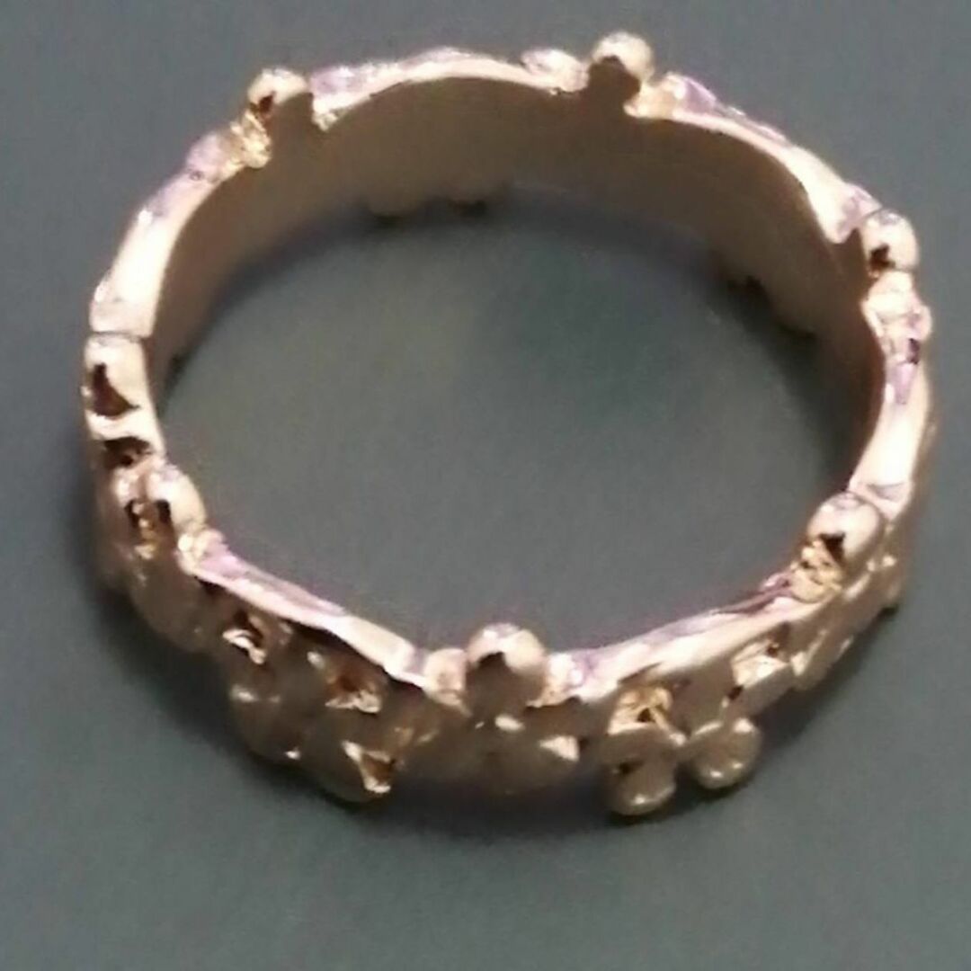 【SALM】リング メンズ レディース アクセサリー フラワー 指輪 18号 レディースのアクセサリー(リング(指輪))の商品写真