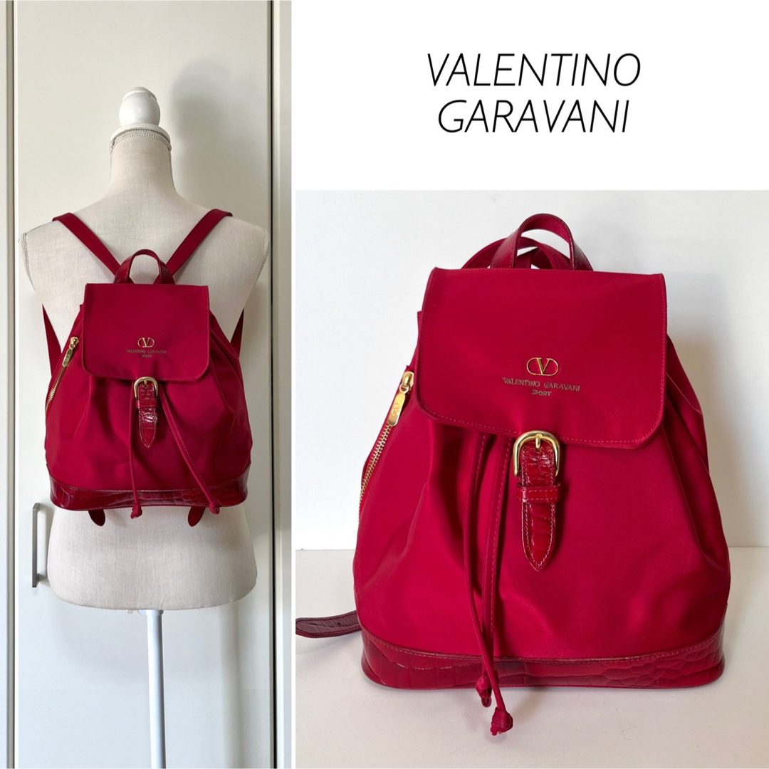 valentino garavani(ヴァレンティノガラヴァーニ)の【Vintage】美品★VALENTINO GARAVANI リュック レディースのバッグ(リュック/バックパック)の商品写真