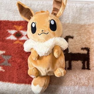 ポケモン(ポケモン)のポケモン　カラビナ付き　ぬいぐるみポーチ　イーブイ(キャラクターグッズ)