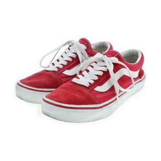 ヴァンズ(VANS)のVANS バンズ スニーカー 22.5cm 赤 【古着】【中古】(スニーカー)