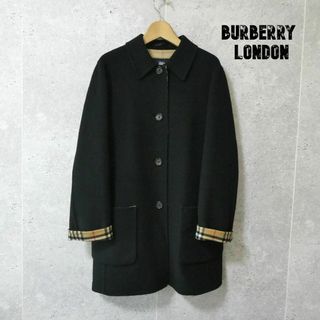 美品 BURBERRY LONDON ウール×カシミヤ ステンカラーコート