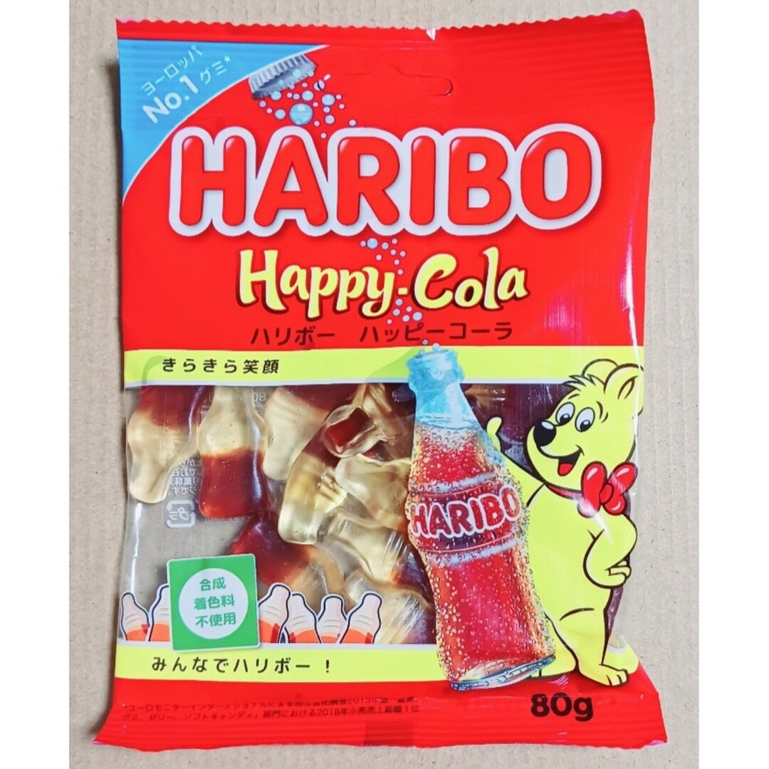 ハリボー(ハリボー)のグミ　ハリボー ハッピーコーラ80g×5袋 食品/飲料/酒の食品(菓子/デザート)の商品写真