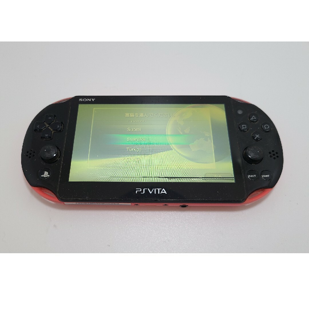 PlayStation Vita(プレイステーションヴィータ)のplaystation Vita PCH2000 ピンクブラック エンタメ/ホビーのゲームソフト/ゲーム機本体(携帯用ゲーム機本体)の商品写真