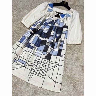 ROCHAS Premiere ワンピース 13(XL位) 黒 【古着】【中古】の通販｜ラクマ