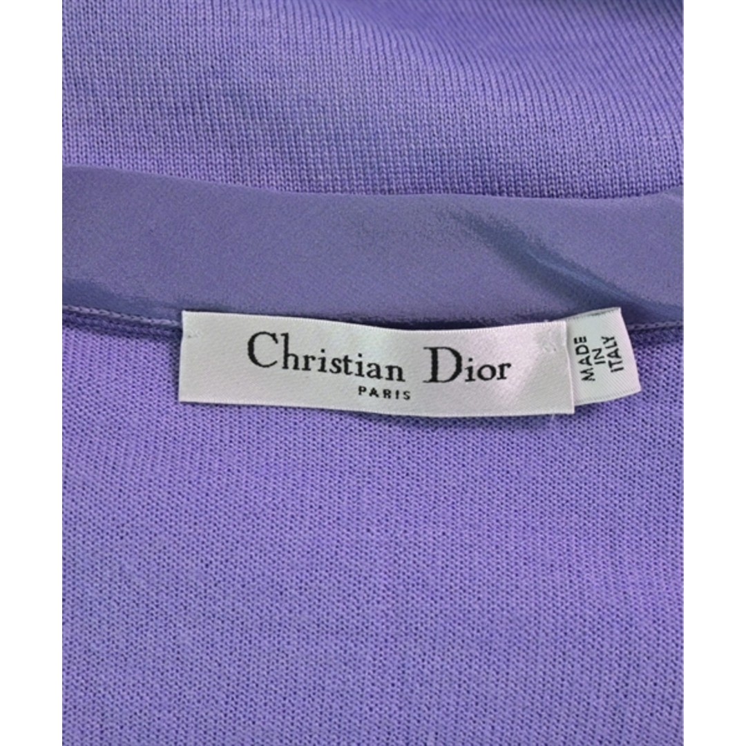 Christian Dior(クリスチャンディオール)のChristian Dior カーディガン 38(M位) 紫 【古着】【中古】 レディースのトップス(カーディガン)の商品写真