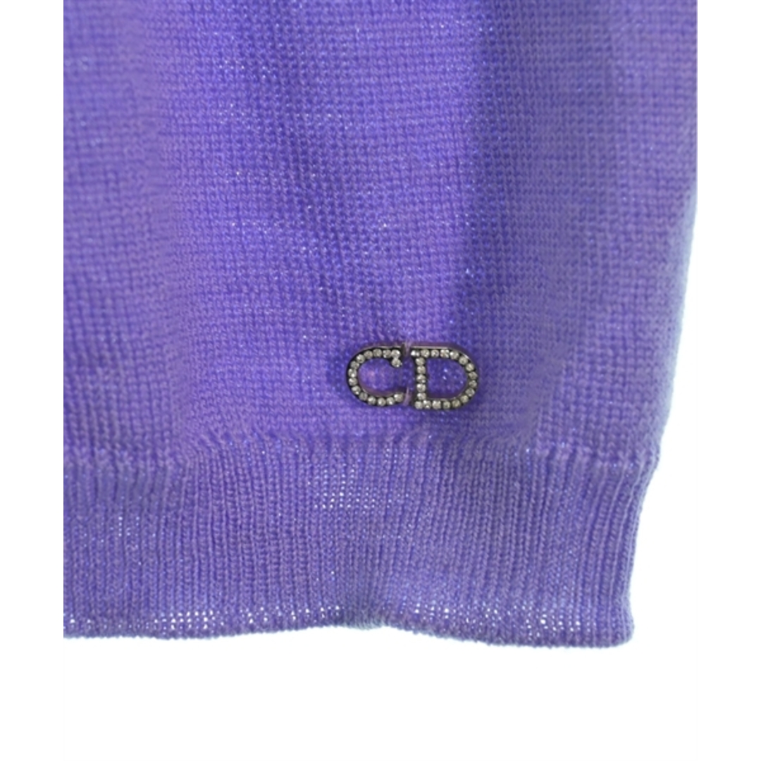 Christian Dior(クリスチャンディオール)のChristian Dior カーディガン 38(M位) 紫 【古着】【中古】 レディースのトップス(カーディガン)の商品写真