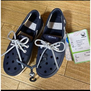 クロックス(crocs)のクロックスCROCS ❤️ビーチライン ボート シュー レース❤️１９㎝❤️(その他)