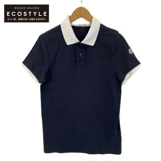 モンクレール(MONCLER)のモンクレール ネイビー 17年 MAGLIA POLO MANICA CORTA ポロシャツ 表記なし(その他)