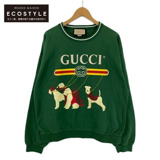 グッチ(Gucci)のグッチ 23SS 715919 コットンジャージー スウェットシャツ グリーン L(その他)