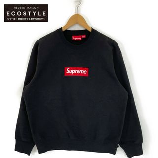 シュプリーム(Supreme)のシュプリーム 22AW ﾌﾞﾗｯｸ ﾚｯﾄﾞﾎﾞｯｸｽﾛｺﾞ ｸﾙｰﾈｯｸ ｽｳｪｯﾄ S(その他)