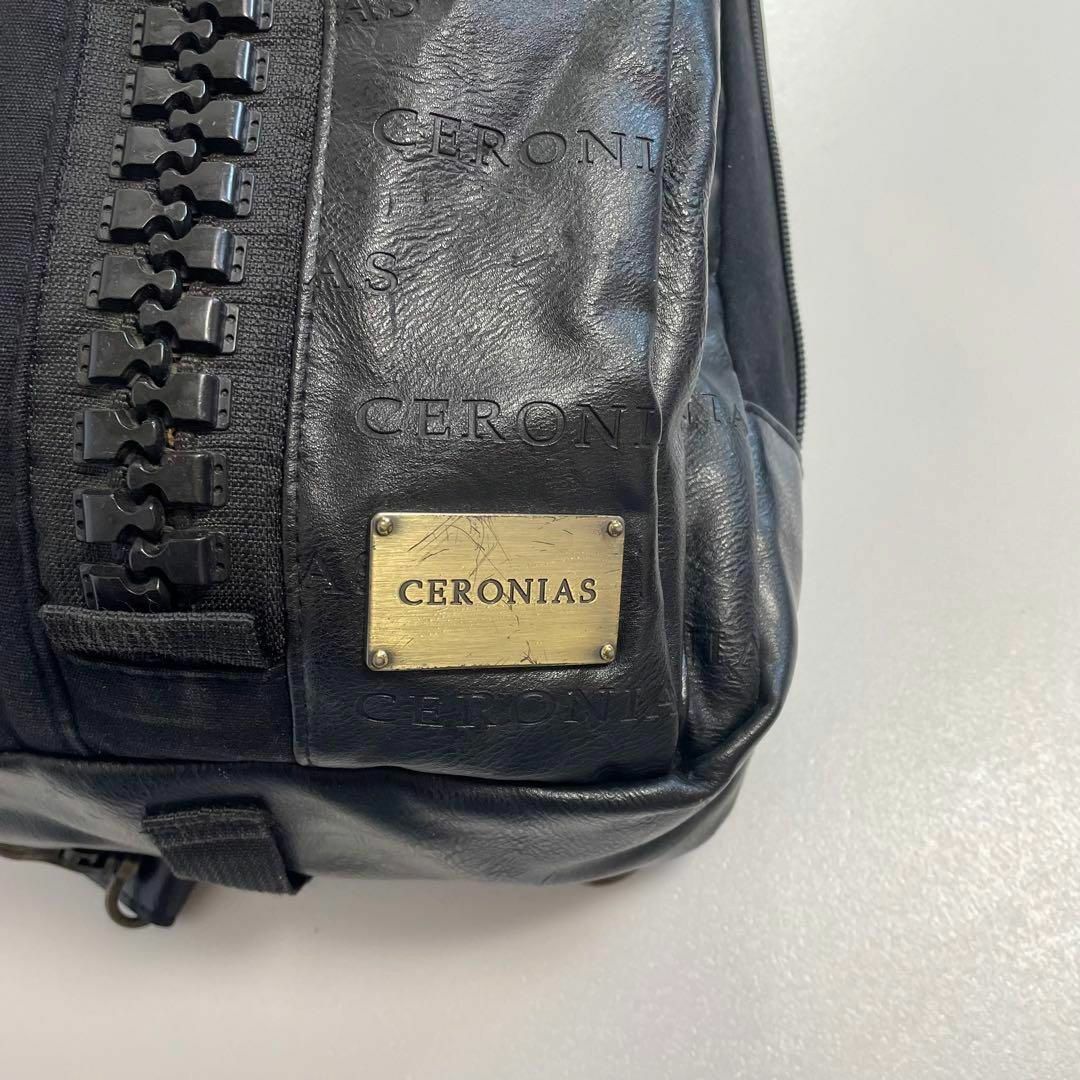 CERONIAS セロニアス ボディバッグ 2WAYバッグ 黒 USED メンズのバッグ(ボディーバッグ)の商品写真