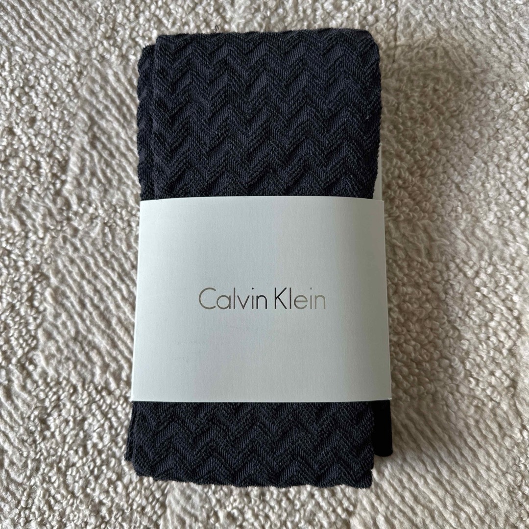 Calvin Klein(カルバンクライン)の【未使用】Calvin Klein タイツ　ブラック レディースのレッグウェア(タイツ/ストッキング)の商品写真