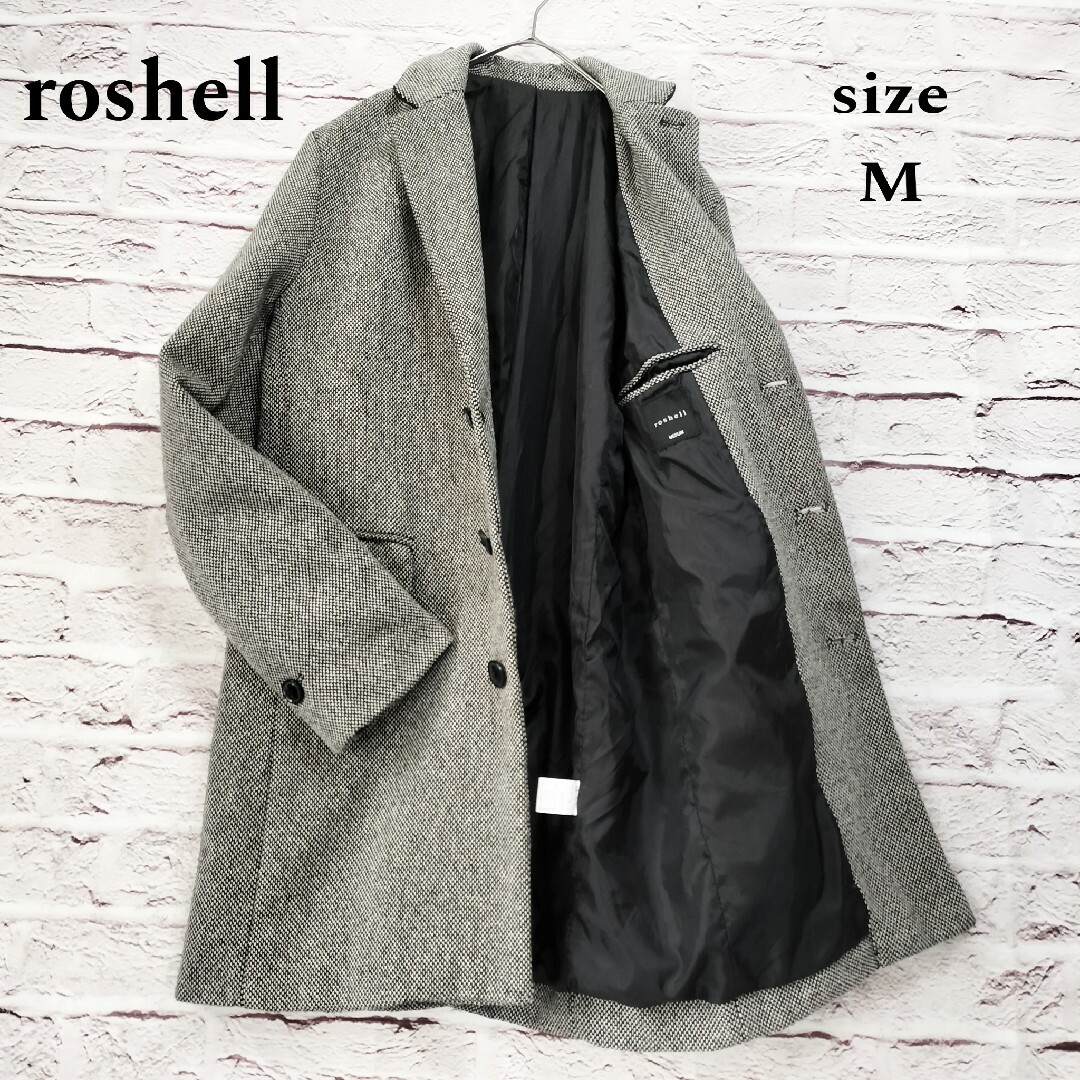 Roshell - 【ミドル丈】ロシェル roshell ツイード ウール チェスター