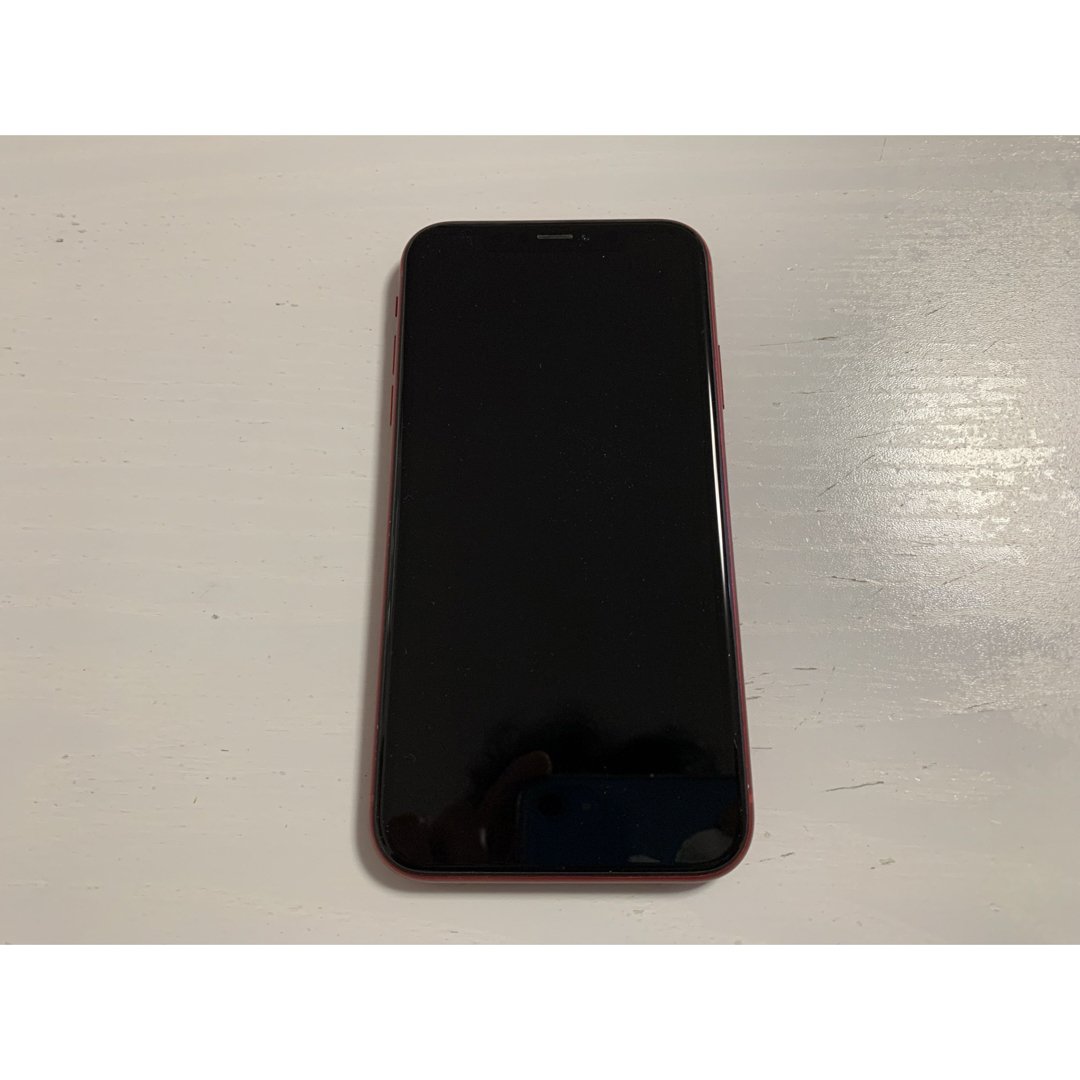 Apple(アップル)のiPhone xr 128GB レッド SIMフリー スマホ/家電/カメラのスマートフォン/携帯電話(スマートフォン本体)の商品写真