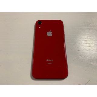 アップル(Apple)のiPhone xr 128GB レッド SIMフリー(スマートフォン本体)