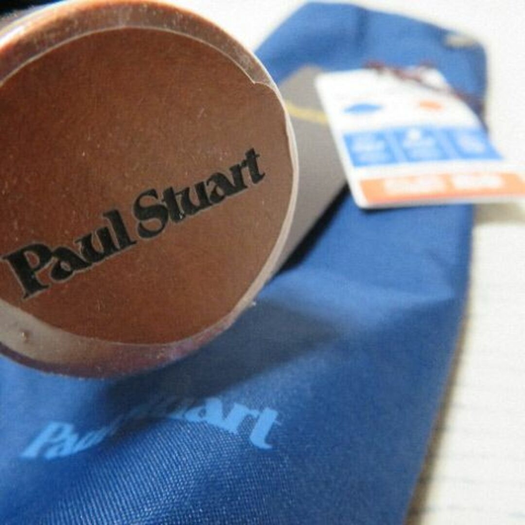 Paul Stuart(ポールスチュアート)の新ポールスチュアートPaul Stuart 晴雨兼用折り畳み雨傘 青無地紳士日傘 メンズのファッション小物(傘)の商品写真