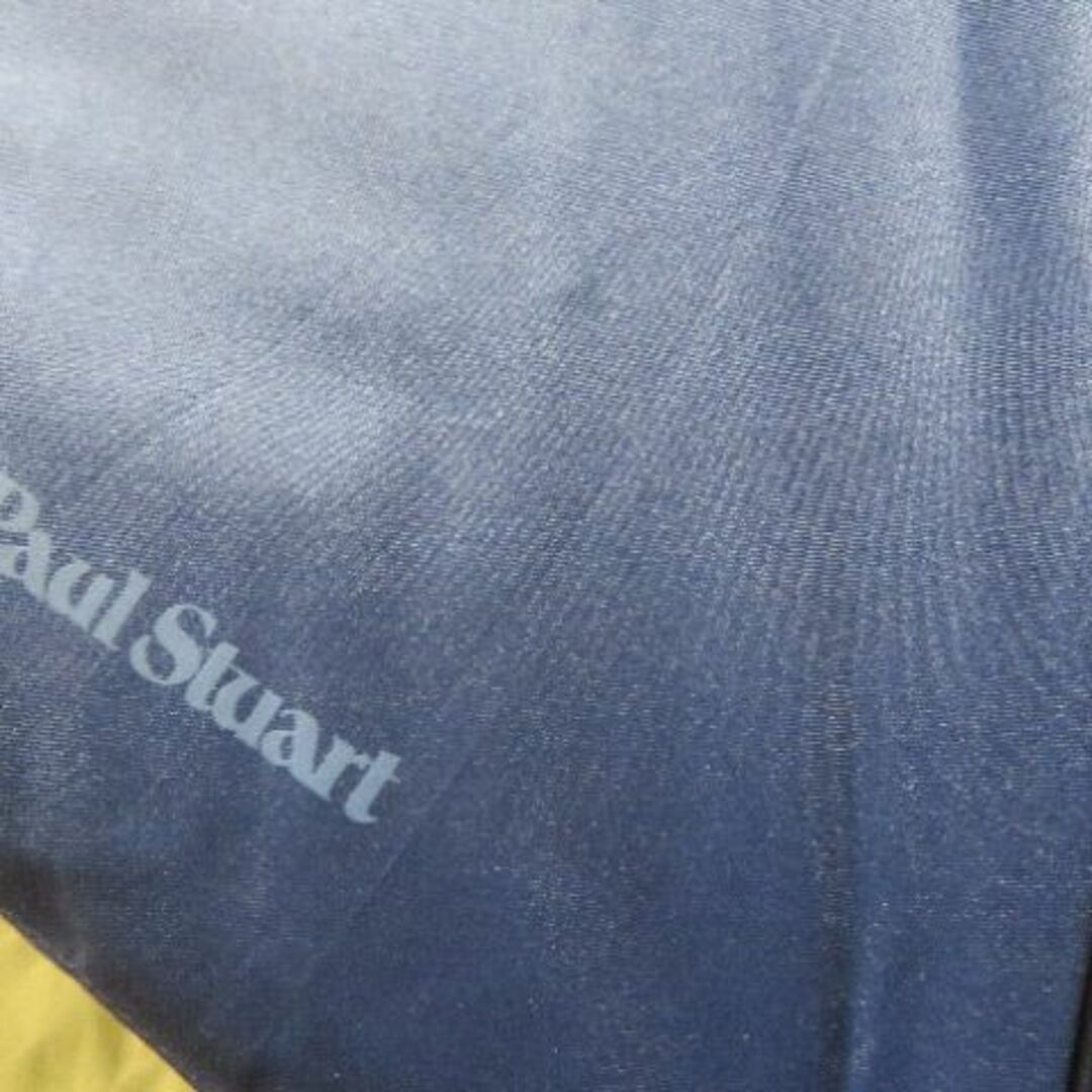 Paul Stuart(ポールスチュアート)の新ポールスチュアートPaul Stuart 晴雨兼用折り畳み雨傘 青無地紳士日傘 メンズのファッション小物(傘)の商品写真
