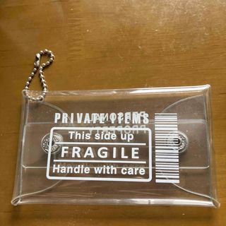 ミニクリアマルチケース FRAGILE(コインケース)