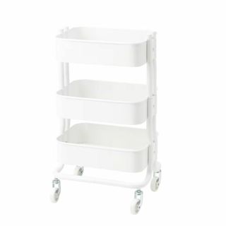 イケア(IKEA)の【3月限定価格】IKEA RÅSHULT ロースフルト ワゴン　ホワイト(収納/キッチン雑貨)