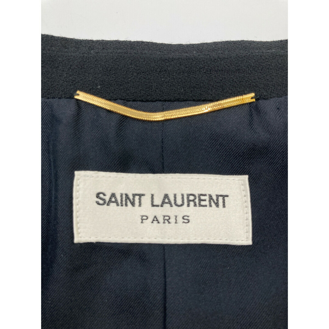 Saint Laurent(サンローラン)のサンローランパリ ﾌﾞﾗｯｸ 2013年製 320449 ｳｰﾙ ｼﾞｬｹｯﾄ 34 レディースのジャケット/アウター(その他)の商品写真