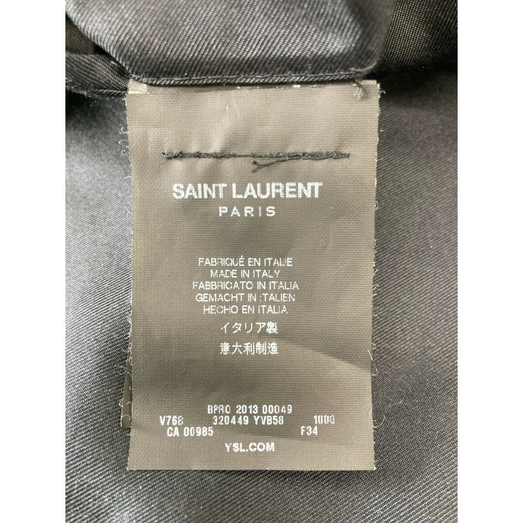Saint Laurent(サンローラン)のサンローランパリ ﾌﾞﾗｯｸ 2013年製 320449 ｳｰﾙ ｼﾞｬｹｯﾄ 34 レディースのジャケット/アウター(その他)の商品写真