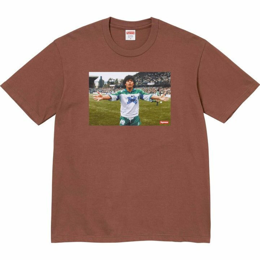 セールの時期 Supreme Maradona Tee Brown M