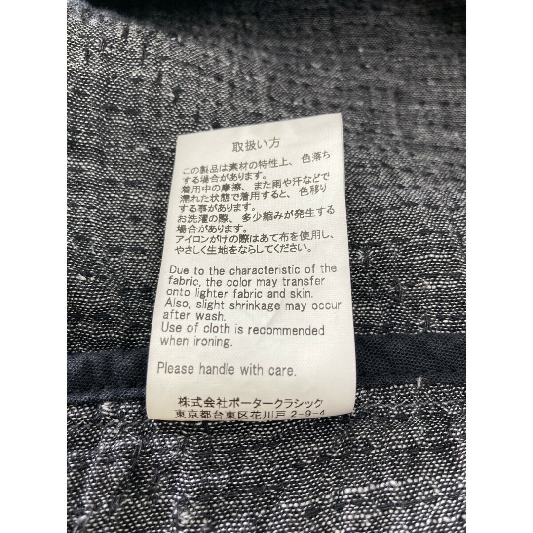 ポータークラシック グレー PC SASHIKO LINEN PREMIUM CLASSIC JACKET S メンズのジャケット/アウター(その他)の商品写真