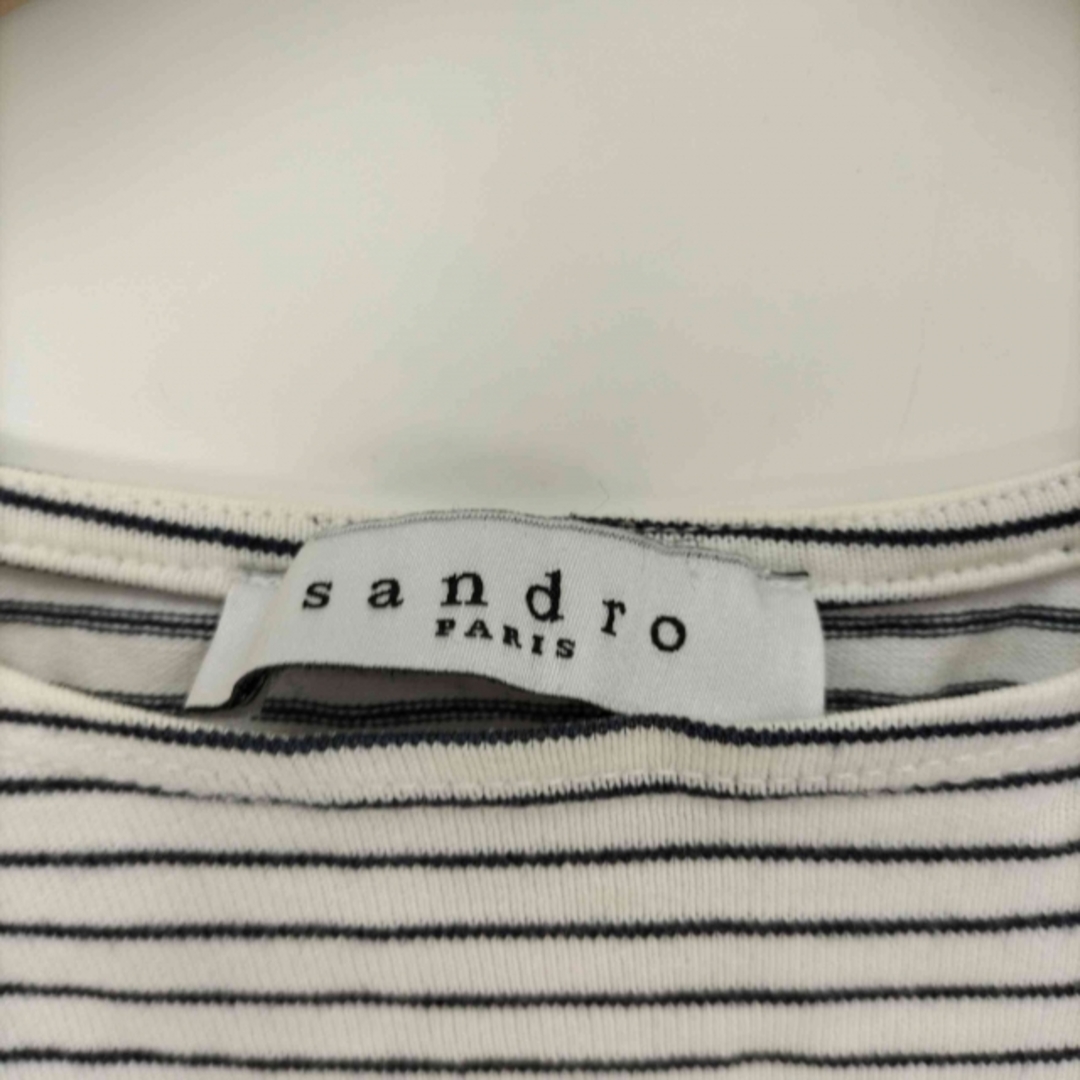 Sandro(サンドロ)のsandro(サンドロ) ボーダー カットソー レディース トップス レディースのトップス(カットソー(長袖/七分))の商品写真
