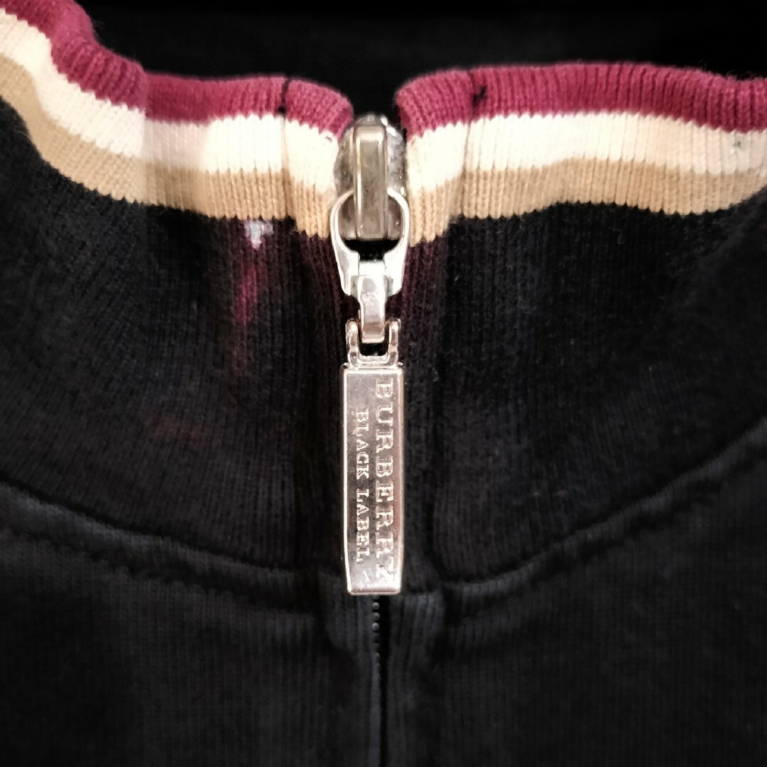 BURBERRY BLACK LABEL(バーバリーブラックレーベル)の【ロゴ刺繍】バーバリー ブラックレーベル スウェット地 ブルゾン ジャケット メンズのジャケット/アウター(ブルゾン)の商品写真