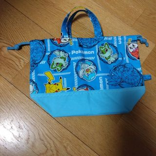 ポケモン(ポケモン)の大きめサイズ。お弁当袋。(外出用品)