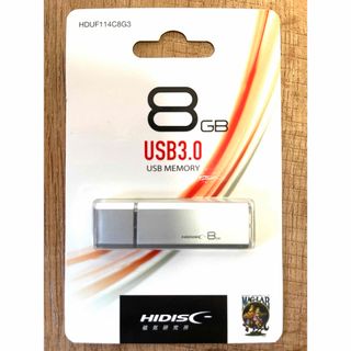 ハイディスク(HIDISC)のUSB 3.0 フラッシュドライブ 8GB MFUF8G3(PC周辺機器)