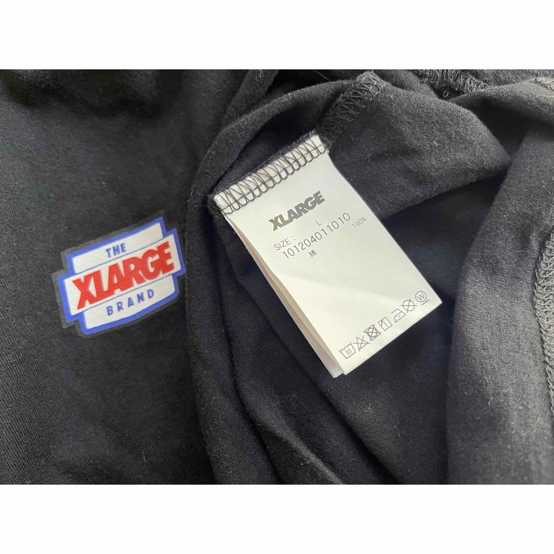 XLARGE(エクストララージ)のX LARGE 長袖Tシャツ Lサイズ ブラック バックロゴ  メンズのトップス(Tシャツ/カットソー(七分/長袖))の商品写真