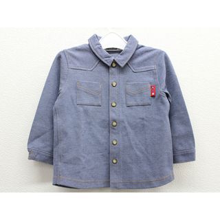 ファミリア(familiar)の【値下げ!】△ファミリア/familiar△90cm 長袖カットソーシャツ 紺系【中古】子供服 キッズ kids ベビー服 baby 男の子 秋冬 409032 tops(シャツ/カットソー)