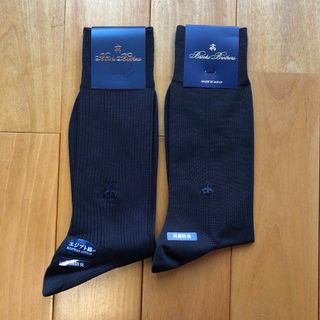 ブルックスブラザース(Brooks Brothers)の【未使用品】メンズ 靴下 ２足セット(ソックス)