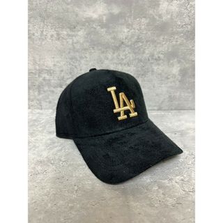 ニューエラー(NEW ERA)のニューエラ ロサンゼルスドジャース スウェードレザー ストラップバックキャップ(キャップ)