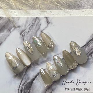 ☆現品ネイルチップ✴︎ニュアンスネイル✴︎マグネットネイル✴︎アートネイル(つけ爪/ネイルチップ)