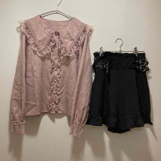 MA*RS - MARSバックハートリボンレースブラウスの通販|ラクマ
