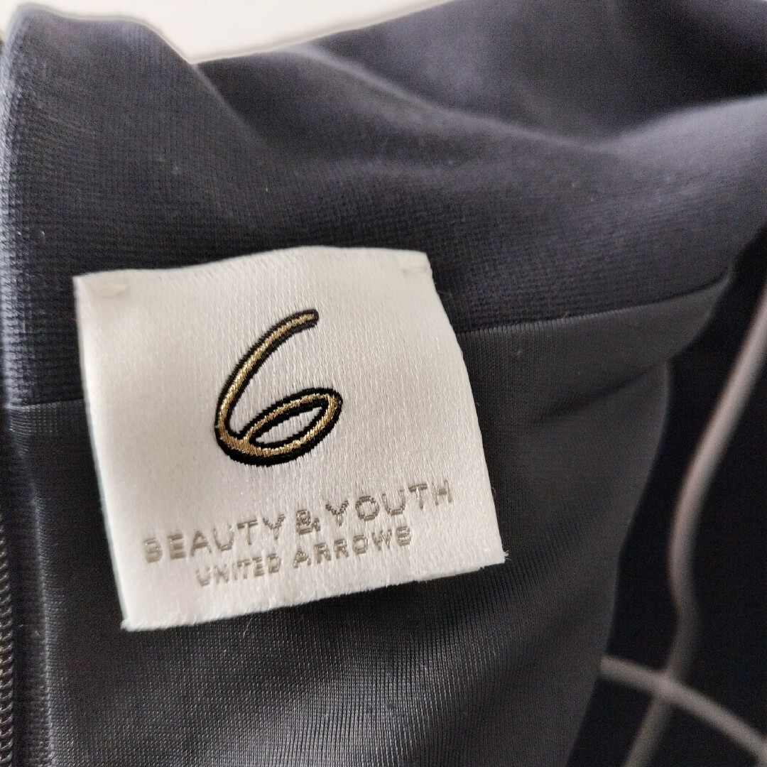 BEAUTY&YOUTH UNITED ARROWS(ビューティアンドユースユナイテッドアローズ)の【送料無料】BEAUTY&YOUTH ブラック ワンピース チュニック レディースのワンピース(ひざ丈ワンピース)の商品写真