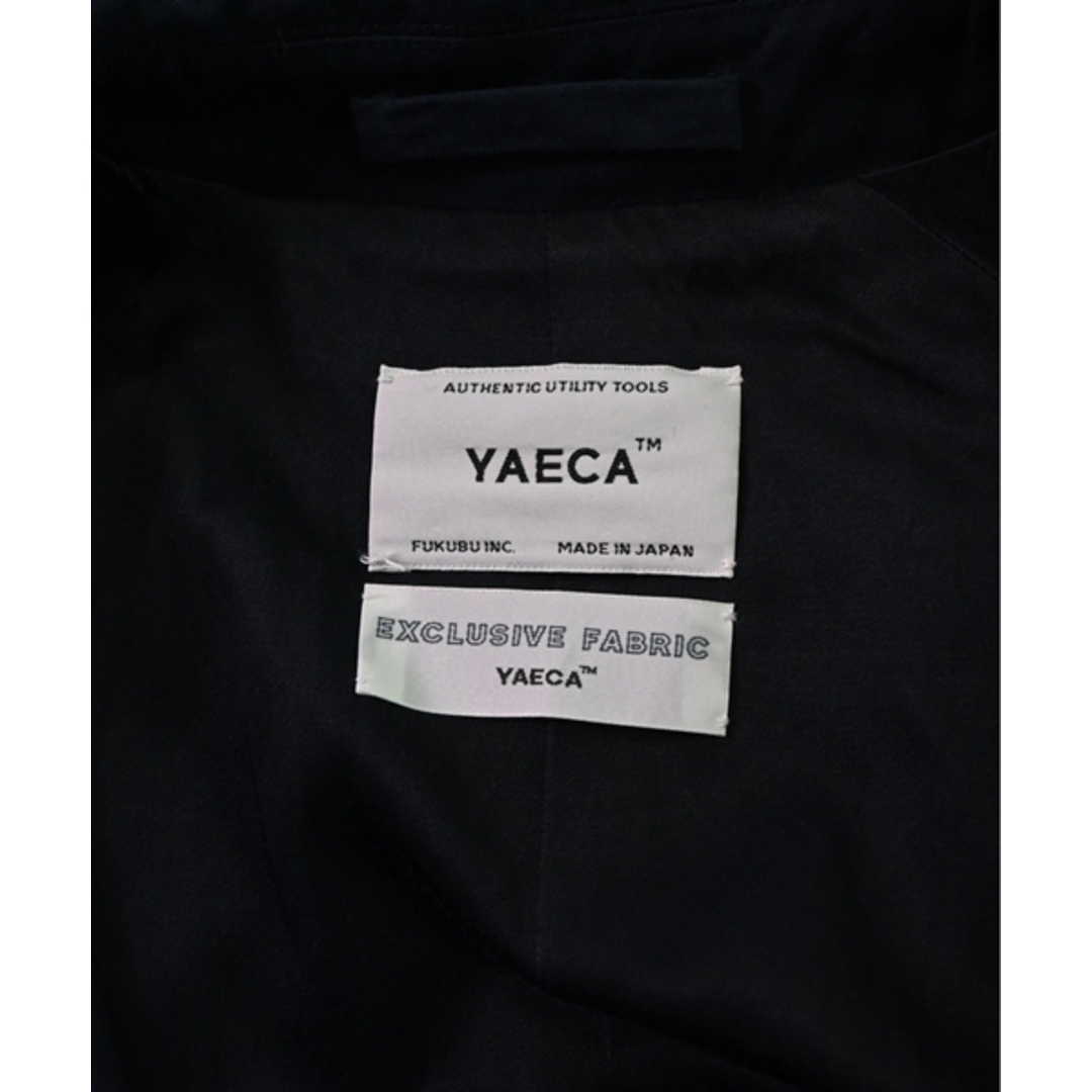 YAECA(ヤエカ)のYAECA ヤエカ ステンカラーコート S 紺 【古着】【中古】 メンズのジャケット/アウター(ステンカラーコート)の商品写真