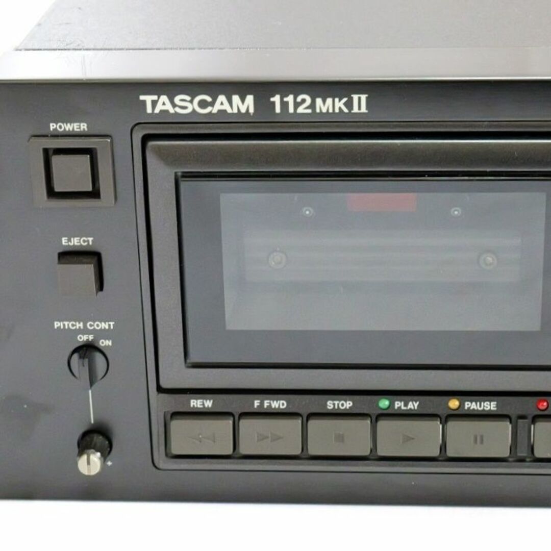 ①簡易整備済だけどジャンク扱い！TASCAM 112MK2 タスカム カセット スマホ/家電/カメラのオーディオ機器(その他)の商品写真