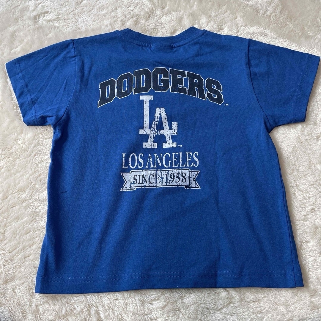 MLB(メジャーリーグベースボール)のMLBロサンゼルスドジャース⭐︎キッズロゴTシャツ120cm キッズ/ベビー/マタニティのキッズ服男の子用(90cm~)(Tシャツ/カットソー)の商品写真