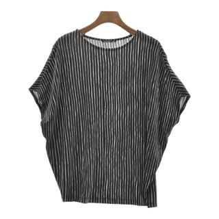 マリメッコ(marimekko)のmarimekko マリメッコ Tシャツ・カットソー S 黒x白(ストライプ) 【古着】【中古】(カットソー(半袖/袖なし))