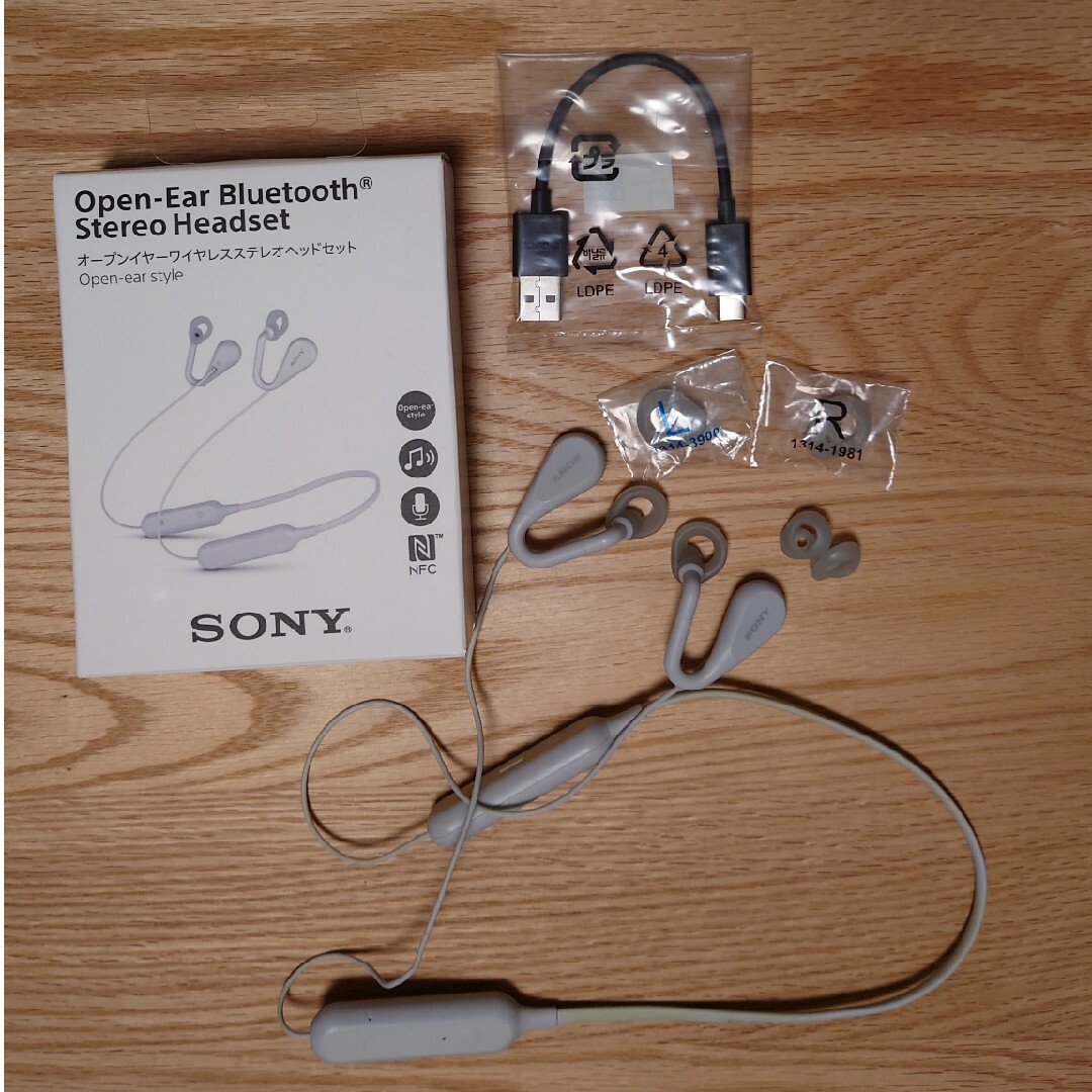 SONY(ソニー)のSONY ワイヤレスステレオヘッドセット SBH82D(H) グレー インテリア/住まい/日用品のインテリア/住まい/日用品 その他(その他)の商品写真